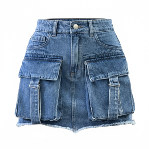 Falda Denim azul