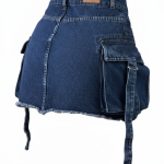 Falda Cargo denim
