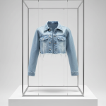 Chaqueta Crop Azul DENIM