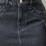 Falda Negra Jeans